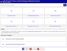 Tablet Screenshot of packagingmaterialsgroup.com